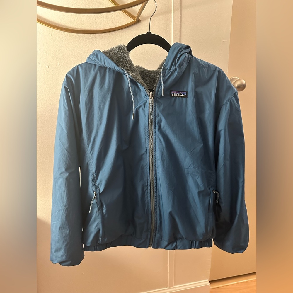 Patagonia Blue Hooded Jacket